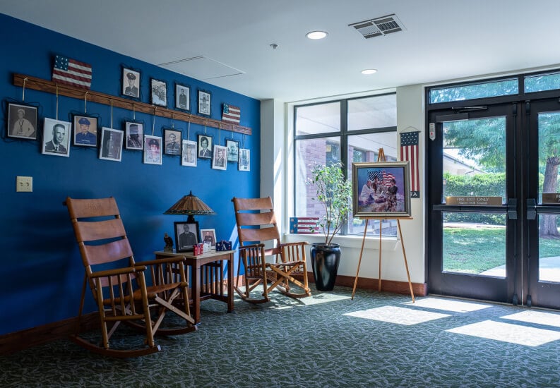 St. Patrick's Day Celebration in Community Room at Assisted Living New Braunfels Texas activities-in-memory-care